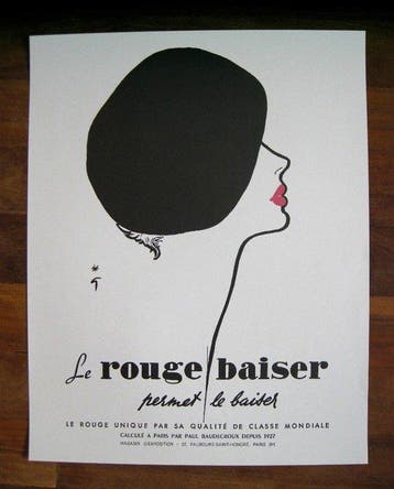 René Grau - Le Rouge Baiser...permet le baiser.