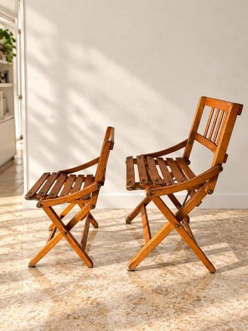 Fratelli Reguitti - Made in Italy – 1950s - Pair of Folding