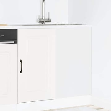 vidaXL Onderkast Kalmar bewerkt hout wit, Verzenden, Nieuw