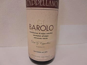 1973 Cappellano - Barolo - 1 Bouteille (0,75 l), Verzamelen, Wijnen, Nieuw