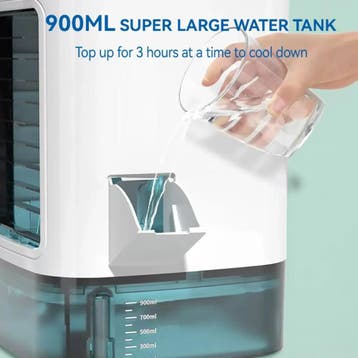 Draagbare Air Conditoner - Mini USB Luchtkoeler - 900ml, Verzenden, Nieuw