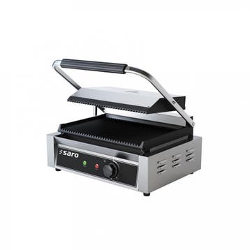 Contactgrill PG1B | Gegroefd | 2.2kW | Met Gietijzeren, Verzenden, Nieuw in verpakking