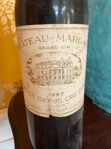 1957 Chateau Margaux - Bordeaux, Margaux 1er Grand Cru, Verzamelen, Wijnen, Nieuw