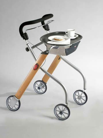 Rollator Trust Care Let's Go Indoor Beech (Nieuw), Diversen, Ophalen of Verzenden, Opvouwbaar, Nieuw