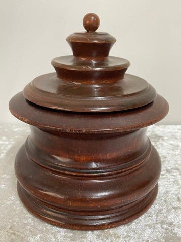 Tabakspot - Hout - Biedermeier Tabakspot