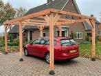 Veiling - Carport constructie Douglas  480x310x300 cm, Tuin en Terras, Nieuw