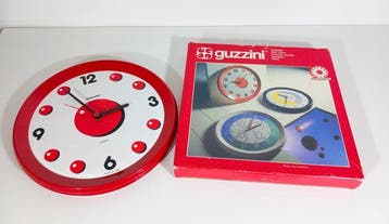 Wandklok - Guzzini - Plastic - 1970-1980 - ontwerp Bruno, Antiek en Kunst