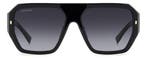 Dsquared2 D2 0128/S Rechthoekig Acetaat Heren Zonnebril, Verzenden, Nieuw