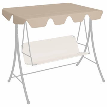 vidaXL Vervangingsluifel voor schommelbank 150/130x105/70 cm, Verzenden