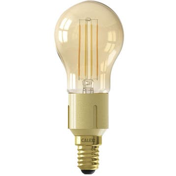 Calex Smart LED Kogellamp Gold E14  4,5W 400lm, Verzenden