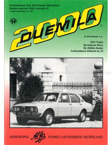 1996 ALFA ROMEO CLUB DUEMILA MAGAZINE 41 NEDERLANDS