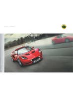 2010 LOTUS ELISE HARDCOVER BROCHURE ENGELS, Ophalen of Verzenden
