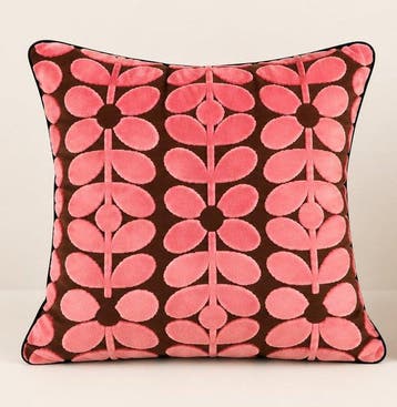 Orla Kiely - One cushion made with Orla Kiely fabric & one