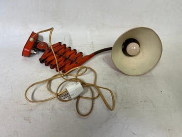 Lamp - IJzer - vintage schaarlamp