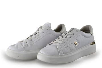Tommy Hilfiger Sneakers in maat 40 Wit, Kleding | Dames, Verzenden, Wit, Sneakers, Gedragen