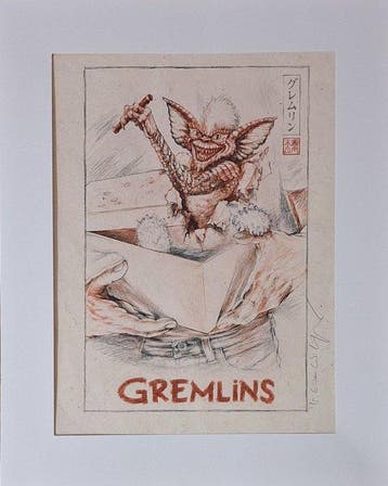 Emma Wildfang - Gremlins - Series -Icons on Paper, Nieuw