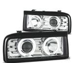 PHARES POUR VOLKSWAGEN VW CORRADO 88-95 ANGEL EYES CHROMÉ, Verzenden