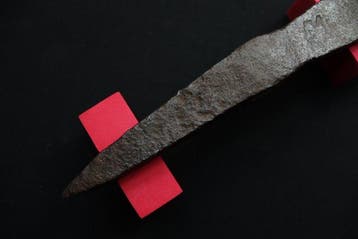 Middeleeuws (Gothic) - IJzer Gevechtskruisgeslepen Bijl -
