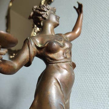 Emile Bruchon (1806-1895) - Sculpture - 40 cm - Régule