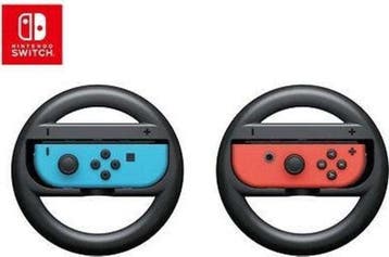 Nintendo Switch Stuur Set Zwart (Switch Accessoires), Games en Spelcomputers, Ophalen of Verzenden, Zo goed als nieuw
