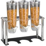 Ontbijtgranendispenser | Kunststof | 3x 1.5L |, Verzenden, Nieuw in verpakking