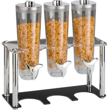 Ontbijtgranendispenser | Kunststof | 3x 1.5L |, Verzenden, Nieuw in verpakking