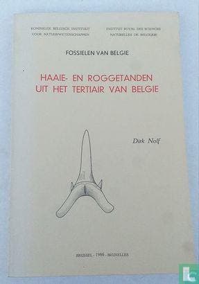 Nolf, Dirk - Haaie- en roggetanden uit het tertiair van B..., Livres, Science, Envoi