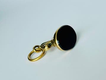 Hanger - 14 karaat Geel goud, Antieke zegelhanger met