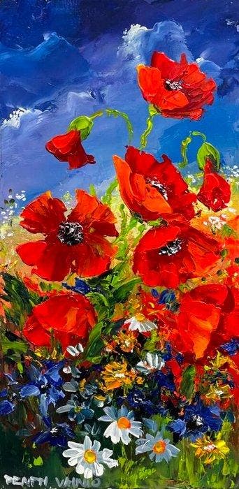 Pentti Vainio (XXI) - When Sky Fell in Bloom, Antiek en Kunst