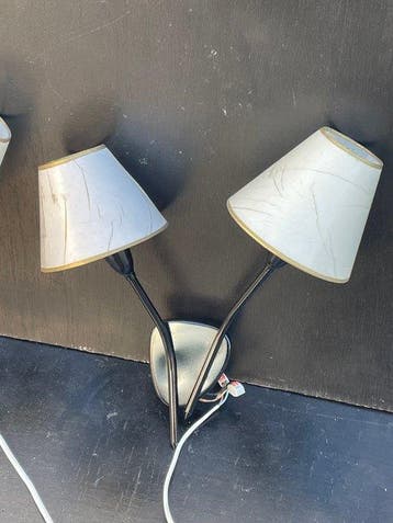 Wandlamp - Metaal, Glas