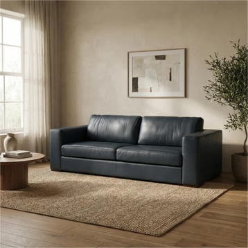Leren bank Flow - 3,5 zits, Huis en Inrichting, Nieuw, Ophalen of Verzenden, Modern, 200 tot 250 cm