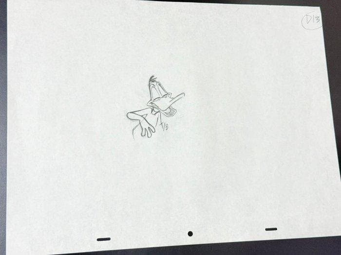 Warner Bros. - Originele animatietekening van Daffy Duck, CD & DVD, DVD | Films d'animation & Dessins animés
