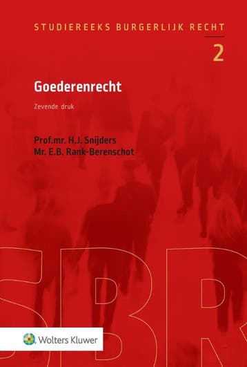 Goederenrecht 9789013163964 Prof. Mr. H.J. Snijders, Boeken, Verzenden, Gelezen, Prof. Mr. H.J. Snijders