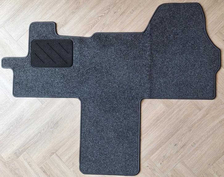 Cabinemat Fiat Ducato op maat voor BJ 2006-2021 Antraciet, Auto diversen, Automatten, Nieuw, Verzenden