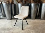Veiling - Stoel Nora (set van 8) Stof - Boucle - Creme - Nat