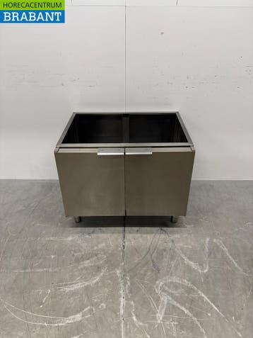 Armoire basse en acier inoxydable 80 x 63,5 x 62,5, Verzenden