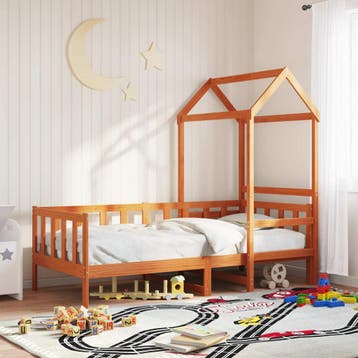 vidaXL Dagbed Set 2 st Wasbruin Massief grenenhout, Huis en Inrichting, Verzenden, Nieuw