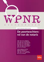 De poortwachtersrol van de notaris en derden / WPNR, Verzenden, Zo goed als nieuw, D. Dorenbos