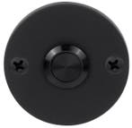 Beldrukker PIET BOON PB52 mat zwart 50 mm, Nieuw
