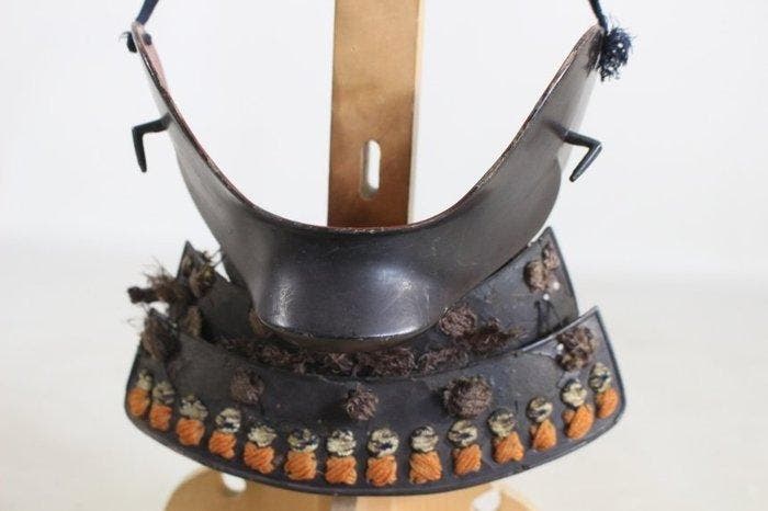 Mengu/Menpo - Japan - E3-491 Hanpo van Samurai Edo Periode, Antiek en Kunst, Antiek | Overige Antiek