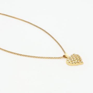 Halsketting - 18 karaat Geel goud Diamant (Natuurlijk), Handtassen en Accessoires, Nieuw