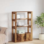 vidaXL Dressoir Oud hout 30 x 80 x 119,5 cm Bewerkt hout, Verzenden, Nieuw