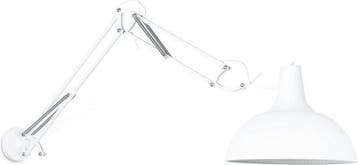 Home sweet home wandlamp Job - wit 38cm (Verlichting), Verzenden