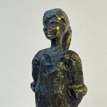 Corry Ammerlaan - Statuette, Sophietje - 14 cm - Bronze -