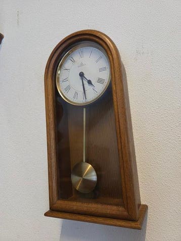 Wandklok - Hout, Glas - 2020 - Fraaie wandklok Dugena