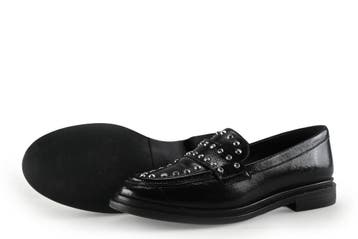 VIA VAI Loafers in maat 37 Zwart, Kleding | Dames, Schoenen, Verzenden, Zwart, Overige typen, Zo goed als nieuw