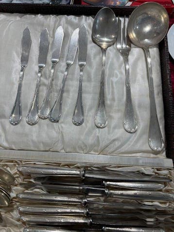 Christofle - Bestekset voor 6 personen (57) - Linten -