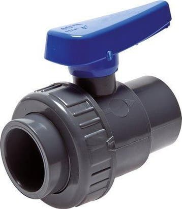 PVC 2-weg Kogelkraan Enkele Wartel 75 mm Sok EPDM, Verzenden