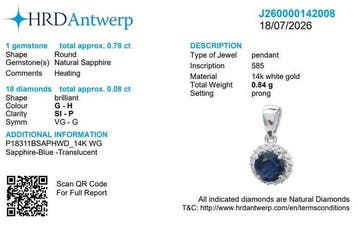 Ensemble de bijoux 2 pièces - 14 carats Or blanc - 2.41ct.