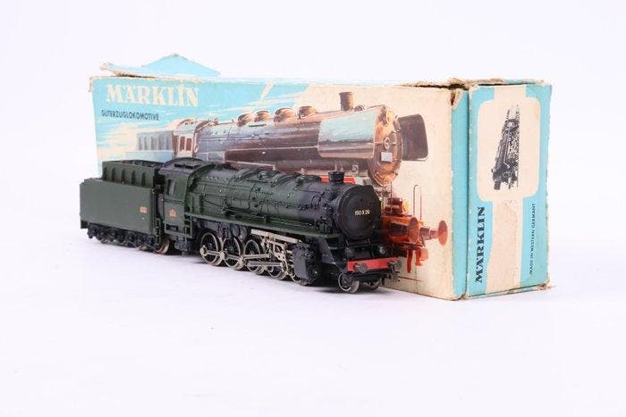 Märklin H0 - 3046 - Stoomlocomotief met tender (1) - 150 X, Hobby en Vrije tijd, Modeltreinen | H0
